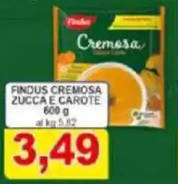 Pewex Findus cremosa zucca e carote offerta