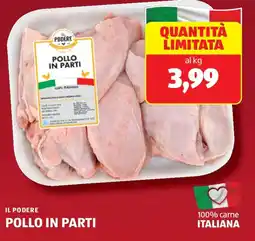 ALDI Il podere pollo in parti offerta