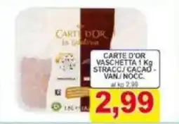 Pewex Carte d'or vaschetta stracc/cacao- van/nocc. offerta