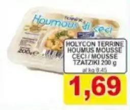 Pewex Holycon terrine houmus mousse ceci/mousse tzatziki offerta
