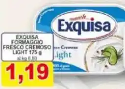 Pewex Exquisa formaggio fresco cremosoc light offerta