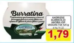 Pewex Andriese burrata di andria IGP vaschetta offerta
