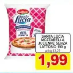 Pewex Santa lucia mozzarella julienne senza lattosio offerta