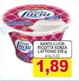 Pewex Santa lucia ricotta senza lattosio offerta