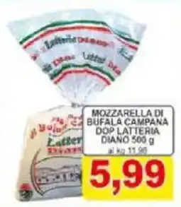 Pewex Mozzarella di bufala campana dop latteria diano offerta