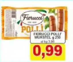 Pewex Fiorucci polli' wurstel offerta