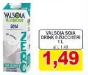 Pewex Valsoia soia drink o zuccheri offerta