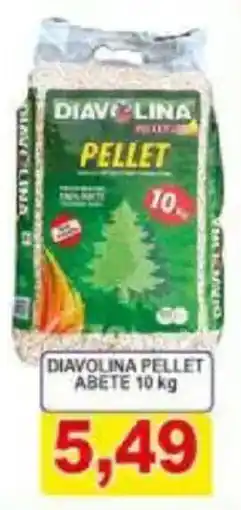 Pewex Diavolina pellet abete offerta