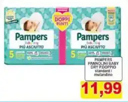 Pewex Pampers pannolini baby dry pooppio offerta