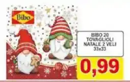 Pewex Bibo 20 tovaglioli natale 2 veli 33x33 offerta