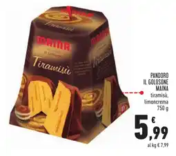 Conad Pandoro il golosone MAINA offerta