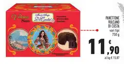 Conad Panettone VULCANO DI COSTA offerta