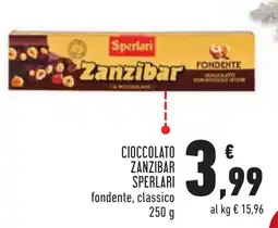 Conad Cioccolato zanzibar SPERLARI offerta
