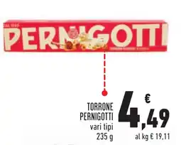 Conad Torrone PERNIGOTTI offerta