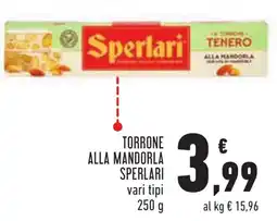 Conad Torrone alla mandorla SPERLARI offerta