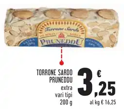 Conad Torrone sardo PRUNEDDU offerta