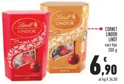 Conad Cornet lindor LINDT offerta