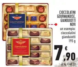 Conad Cioccolatini gourmandise, gianduiotti NOVI offerta