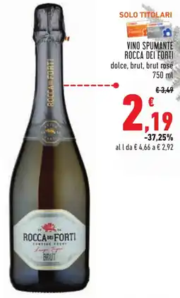Conad Vino spumante ROCCA DEI FORTI offerta