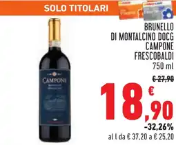Conad Brunello di montalcino DOCG CAMPONE FRESCOBALDI offerta