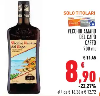 Conad Vecchio amaro del capo CAFFO offerta