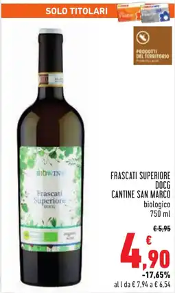 Conad Frascati superiore docg CANTINE SAN MARCO offerta