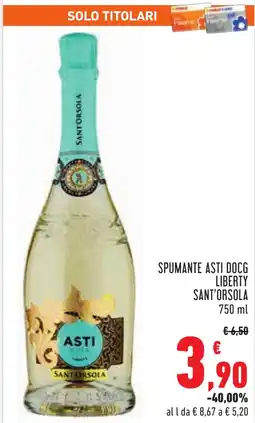 Conad Spumante asti docg liberty SANT'ORSOLA offerta