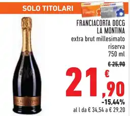 Conad Franciacorta docg LA MONTINA offerta