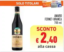 Conad Amaro FERNET-BRANCA offerta