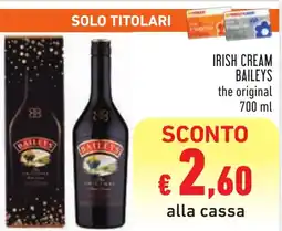 Conad Irish cream BAILEYS offerta
