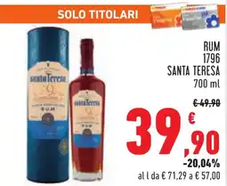 Conad Rum SANTA TERESA offerta