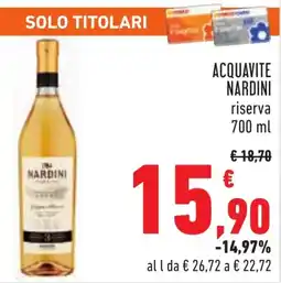 Conad Acquavite NARDINI offerta