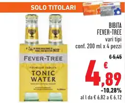 Conad Bibita FEVER-TREE offerta