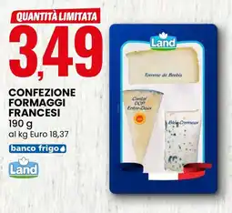 Eurospin Land confezione formaggi francesi offerta