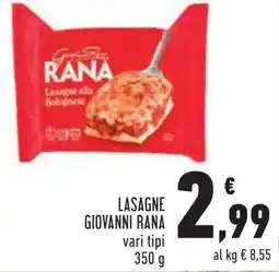 Conad Lasagne GIOVANNI RANA offerta
