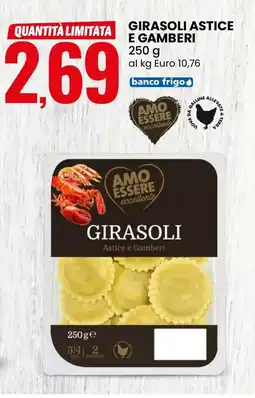 Eurospin Amo essere girasoli astice e gamberi offerta