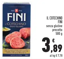 Conad Il cotechino FINI offerta