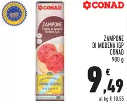 Conad Zampone di modena igp CONAD offerta