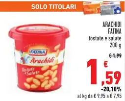Conad Arachidi FATINA offerta