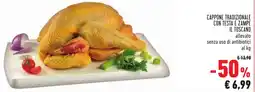 Conad Cappone tradizionale con testa e zampe il toscano offerta
