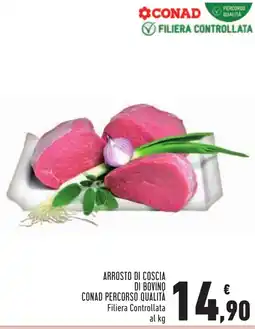 Conad Arrosto di coscia di bovino conad percorso qualità offerta