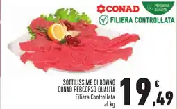 Conad Sottilissime di bovino conad percorso qualità offerta