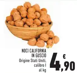 Conad Noci california in guscio offerta