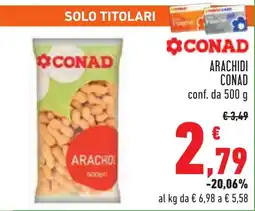 Conad Arachidi CONAD offerta