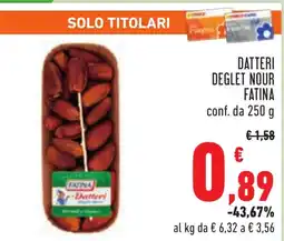 Conad Datteri deglet nour FATINA offerta