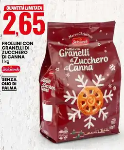 Eurospin Dolciando frollini con granelli di zucchero di canna offerta