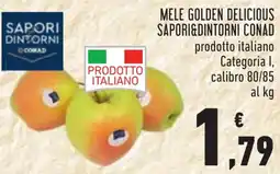 Conad Mele golden delicious sapori&dintorni COMAD offerta