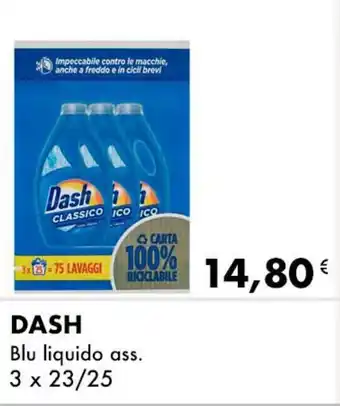 DASH Blu liquido ass.