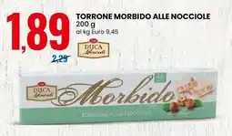 Eurospin Duca moscali torrone morbido alle nocciole offerta