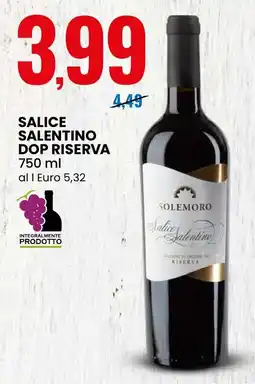 Eurospin Salice salentino dop riserva offerta